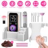 Portable Electric Nail Drill Bit 45000 RPM With 11 Bits Base Waist Clip Cordless Rechargeable Nail File Machine For Professional Salon Home Acrylic Na