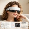 Eye Massager with Heat Air Compression & Vibration Voice Control 4 Massage Modes Wireless Music Playback Foldable Eye Massage Mask with Adjustable Int