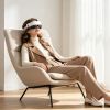 Eye Massager with Heat Air Compression & Vibration Voice Control 4 Massage Modes Wireless Music Playback Foldable Eye Massage Mask with Adjustable Int