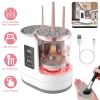 3 In 1 Electric Makeup Brush Cleaner USB Powered Automatic Brush Blender Machine with Timer Digital Display Cleaning Drying Brush Storage For All Type