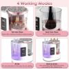 3 In 1 Electric Makeup Brush Cleaner USB Powered Automatic Brush Blender Machine with Timer Digital Display Cleaning Drying Brush Storage For All Type