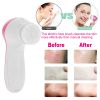 Facial Cleansing Brush Waterproof Face Spin Cleaning Brush with 5 Brush Heads Deep Cleansing Body Facial Brush Set for Gentle Exfoliating Removing Bla