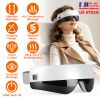 Eye Massager with Heat Air Compression & Vibration Voice Control 4 Massage Modes Wireless Music Playback Foldable Eye Massage Mask with Adjustable Int