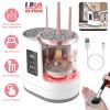 3 In 1 Electric Makeup Brush Cleaner USB Powered Automatic Brush Blender Machine with Timer Digital Display Cleaning Drying Brush Storage For All Type