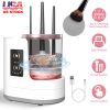 3 In 1 Electric Makeup Brush Cleaner USB Powered Automatic Brush Blender Machine with Timer Digital Display Cleaning Drying Brush Storage For All Type