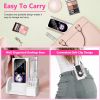 Portable Electric Nail Drill Bit 45000 RPM With 11 Bits Base Waist Clip Cordless Rechargeable Nail File Machine For Professional Salon Home Acrylic Na