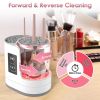 3 In 1 Electric Makeup Brush Cleaner USB Powered Automatic Brush Blender Machine with Timer Digital Display Cleaning Drying Brush Storage For All Type
