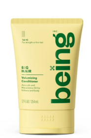 being BIG HAIR Volumizing Conditioner,for Straight & Fine Hair,Avocado & Macadamia Oil 12 fl oz