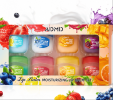 Fruit Scented Lip Balm Set, Natural Moisturizing Lip Balms for Dry Chapped Lips, 8PCS Assorted Flavors