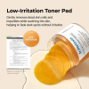 Turmeric Kojic Acid Toner Pads with Tranexamic Acid, Daily Brightening Exfoliating Facial Cotton Pads