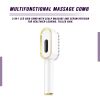 Multi-Functional 3-in-1 Scalp Massager & Hair Oil Applicator Brush | Cordless Electric Red & Blue Light Therapy Comb | Rechargeable & Portable Head Ma