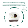 Electric Gua Sha Facial Sculpting Device - Anti-Aging Skin Care Massager with Heat, Vibration, & Red Light Therapy for Wrinkles, Puffiness