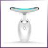 Facial Contour Massager & Neck Beauty Roller | Portable Cordless Skin Renewal Wand for Lotions and Serums | Triple Action Micro-Vibration