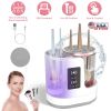 3 In 1 Electric Makeup Brush Cleaner USB Powered Automatic Brush Blender Machine with Timer Digital Display Cleaning Drying Brush Storage For All Type