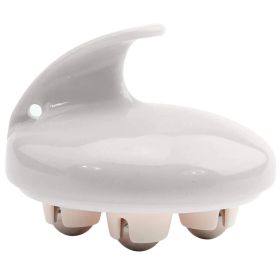Ergonomic Rolling Body Massager - Deep Tissue Cellulite Massager Roller with Stainless Steel Beads for Pain Relief, Muscle Tension, Lymphatic Drainage
