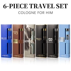 6pcs Set, 1.18fl.oz/35ml Each Bottle, Men's Eau De Toilette Spray, Long-Lasting Perfume, 6 Different Scent, Perfect for Dating, Daily Life, Parties