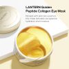 Golden Peptide Collagen Eye Mask, Moisturizing Eye Patches for Puffy Eyes and Dark Circles, 60PCS Hydrating Skincare