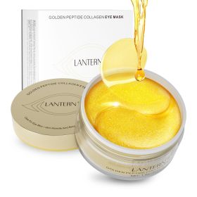 Golden Peptide Collagen Eye Mask, Moisturizing Eye Patches for Puffy Eyes and Dark Circles, 60PCS Hydrating Skincare