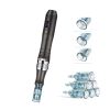 Professional Microneedling Pen, Electric Derma Pen with 6PCS Disposable Cartridges