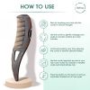 Self Cleaning Healthy Scalp Comb & Detangling Hair Brush | Ergonomic Silicone Scalp Massager & Dandruff Flake Remover for Blood Circulation