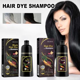 3 In 1 Hair Coloring Shampoo 500ml, Natural Plant Based Temporary Hair Color Shampoo for Gray Hair Coverage