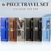 6pcs Set, 1.18fl.oz/35ml Each Bottle, Men's Eau De Toilette Spray, Long-Lasting Perfume, 6 Different Scent, Perfect for Dating, Daily Life, Parties