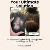 Bask & Lather Scalp Stimulator Hair Growth Oil, Cold Pressed Mint and Rosemary Blend with Grapeseed for Hair Growth, Organic Natural Leave in
