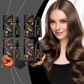 3-in-1 Hair Color Shampoo with Natural Plant Extracts, At-Home Easy Hair Dye Shampoo, Gentle Long Lasting Hair Color Wash for Gray Coverage