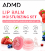 Fruit Scented Lip Balm Set, Natural Moisturizing Lip Balms for Dry Chapped Lips, 8PCS Assorted Flavors