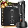 Electric Body Hair Trimmer Waterproof Ball Trimmer for Men with LED Light, Wet/Dry Groomer Men's Pubic, Groin and Body Shave