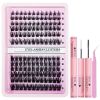 2026 Hot Selling Recommendation: Segmented Self-grafting False Eyelash Extension Set (Includes Glue + Tweezers) - Natural and Realistic Fairy-like Eye