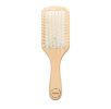 Natural Wooden Detangling Hair Brush - Eco-Friendly Bamboo Bristles & Cushion Scalp Massage Brush for All Hair Types, Prevents Static & Breakage