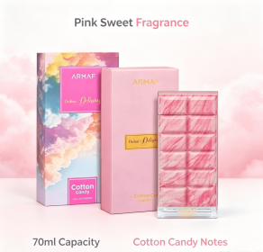 Chocolate Bar Shaped Eau de Parfum 70ml Sweet Cotton Candy Fragrance Long Lasting Perfume Spray For Women Luxury Gift Perfume For Dating Party