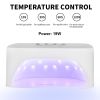 Rechargeable UV LED Nail Lamp With Automatic Sensing 30LEDS Cordless Nail Dryer for Curing Gel PolishProfessional Manicure Tool