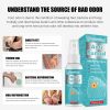 Jaysuing Athletes Foot Odor Removal Spray, Smelly Feet, Sweaty Feet, Anti Itchy Odor Removal Spray