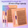 2026 New Arrival Hot Selling False Eyelashes -  Azenlo 12-row Large Capacity Segmented False Eyelash Set