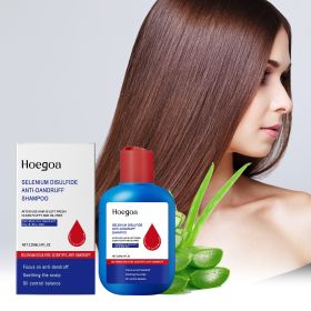 Scalp Refreshing Anti-Dandruff Shampoo, Oil Control Balancing Hair Cleansing Shampoo with Aloe Extract