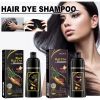 3 In 1 Hair Coloring Shampoo 500ml, Natural Plant Based Temporary Hair Color Shampoo for Gray Hair Coverage