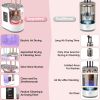 3 In 1 Electric Makeup Brush Cleaner USB Powered Automatic Brush Blender Machine with Timer Digital Display Cleaning Drying Brush Storage For All Type
