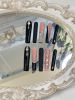 2026 Gothic charm finely crafted wearable nails, Valentine's Day long square press-on false nail set, hand-made false nail pieces