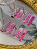 2026 Gothic Charm Exquisitely Crafted Wearable Nails â€“ Valentine's Day Long Square Press-on Fake Nail Set. Handmade fake nail pieces
