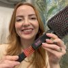 3D Self-cleaning Deluxe Rectangular Hair Brush