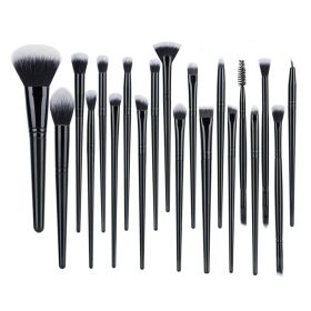 Professional Makeup Brushes Set, 25 pcs Makeup Brush Foundation Powder Eyeshadow (Color: Black)