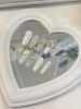2026 Gothic charm meticulously crafted wearable nails - Valentine's Day medium square press-on false nail set. Handmade false nail pieces