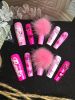 2026 Gothic charm carefully crafted wearable nails, Valentine's Day long square press-on false nail set, hand-made false nail pieces