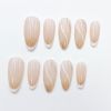 2026 Gothic Charm Wearable Nails, Valentine's Day Short Almond-shaped Press-on Fake Nail Set. Handmade Fake Nail Tips