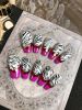 2026 Gothic Charm Exquisitely Crafted Press-on Nails - Valentine's Day Medium Square Press-on Fake Nail Set. Handmade Fake Nail Tips