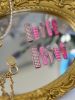 2026 Gothic Charm Exquisitely Crafted Wearable Nails â€“ Valentine's Day Long Square Press-on Fake Nail Set. Handmade fake nail pieces