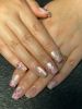 2026 Gothic charm meticulously crafted wearable nails, Valentine's Day short square press-on false nail set, hand-made false nail pieces