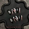 2026 Gothic Charm Press-on Nails, Valentine's Day Medium Almond-shaped Press-on False Nails Set. Handmade False Nail Tips